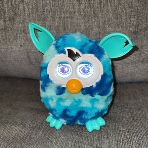 Hasbro Furby Boom Blue Aqua WAVES Interactive Talking Figure 2012 Tested Working